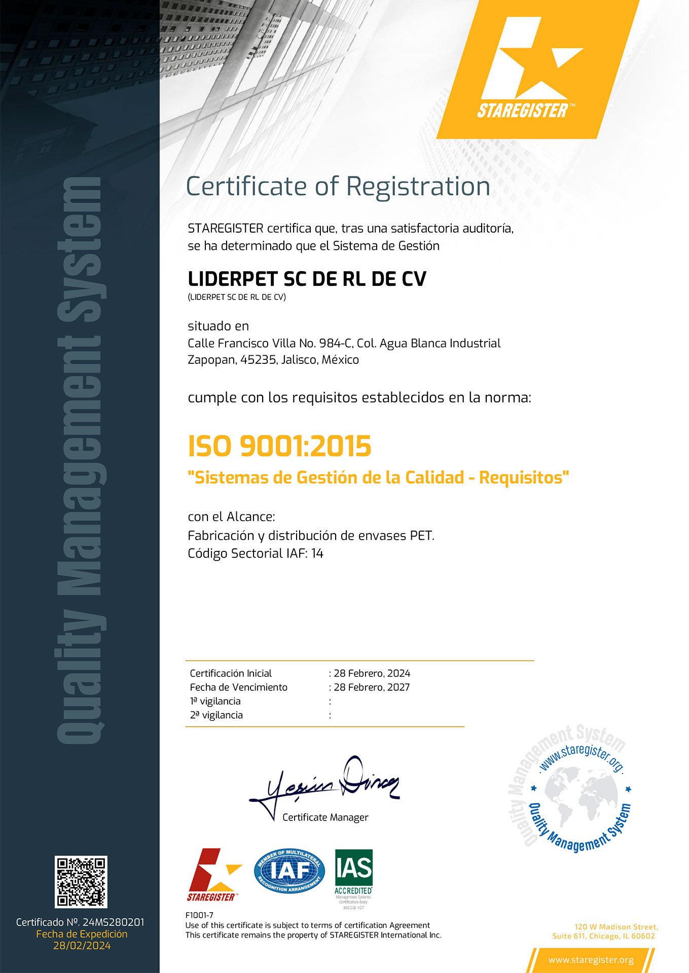 Certificado- 4394