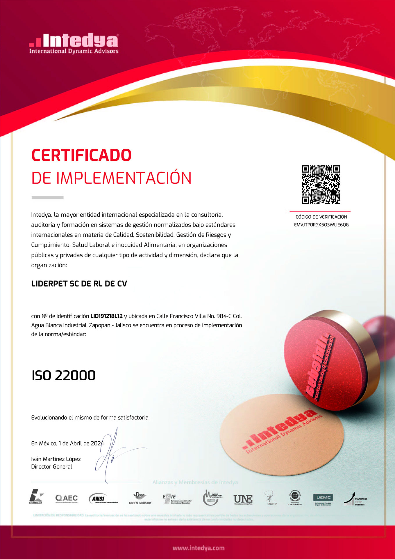 Certificado- 4394